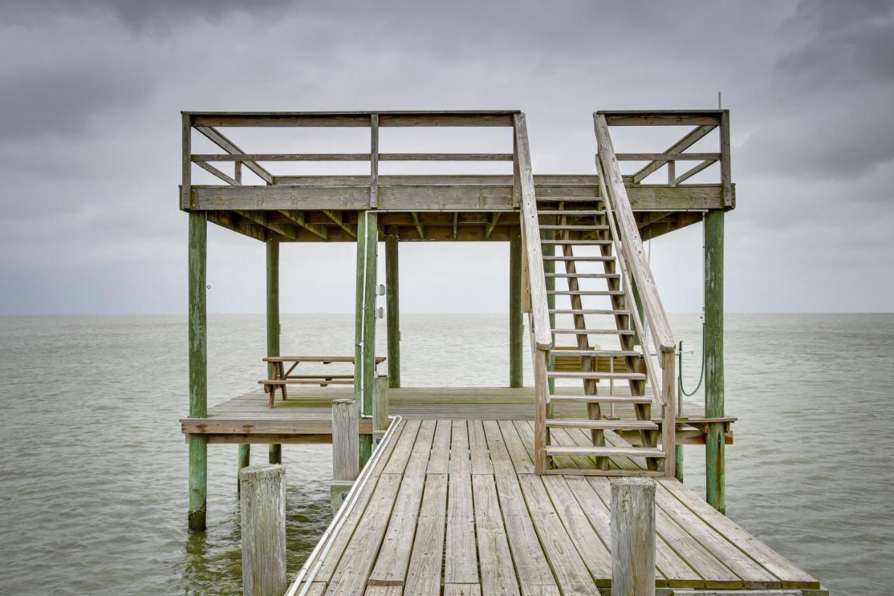 Stunning Galveston Bay Villa Infinity Pool And Dock San Leon Eksteriør billede