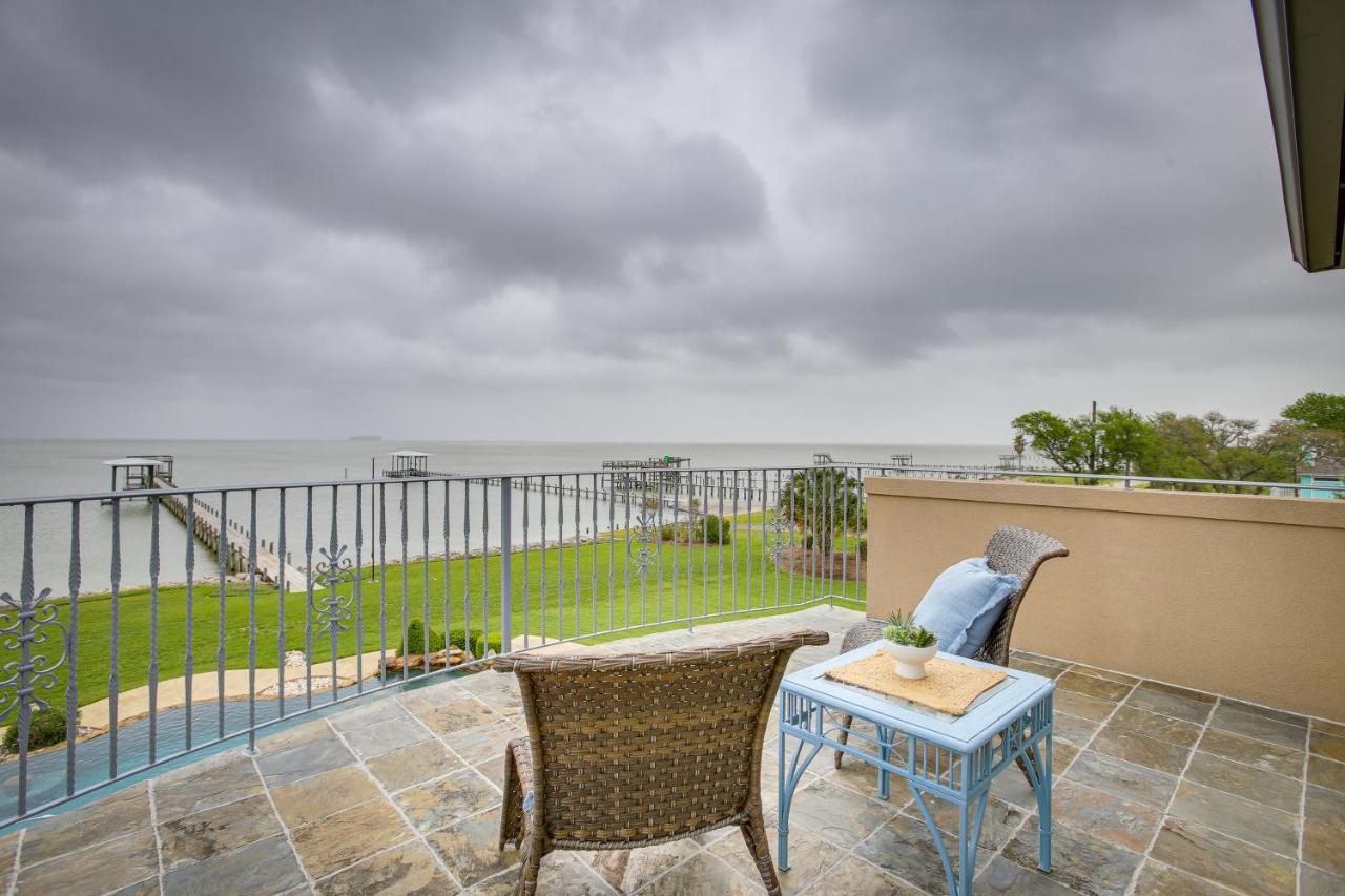 Stunning Galveston Bay Villa Infinity Pool And Dock San Leon Eksteriør billede